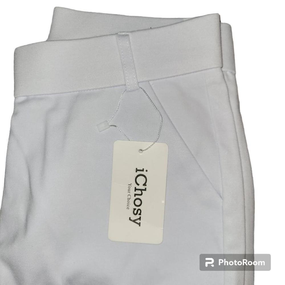 Women's iChoosy White Pull-on Bootcut Pants Size 6 - Picture 4 of 5